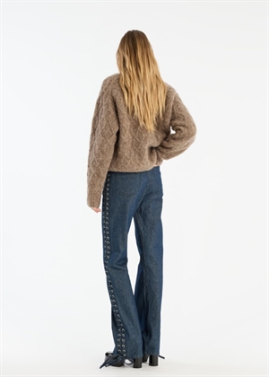Fluffy knit jumper Pine Bark ROTATE By Birger Christensen 